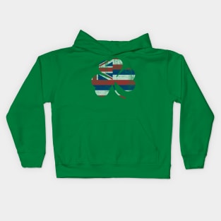 Hawaii Irish Hawaiian Shamrock St Patricks Day Kids Hoodie